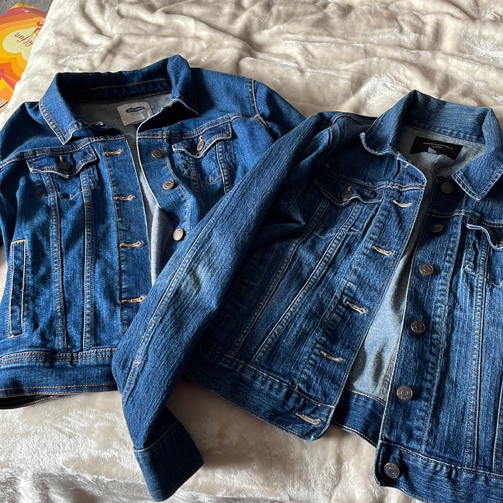 2 medium Jean jackets!